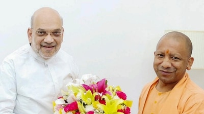 Union Cabinet minister Amit Shah with Uttar Pradesh chief minister Yogi Adityanath during a meeting, in New Delhi. (PTI) Union Cabinet minister Amit Shah with Uttar Pradesh chief minister Yogi Adityanath during a meeting, in New Delhi. (PTI)