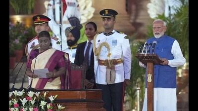 Prime Minister Narendra Modi took oath for the third consecutive term on June 9. (Agency)