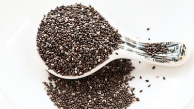 5. Chia seeds: They are an excellent source of fibre, which can help prevent constipation during pregnancy. They are also rich in omega-3 fatty acids, antioxidants, and plant-based protein. (pixabay) 5. Chia seeds: They are an excellent source of fibre, which can help prevent constipation during pregnancy. They are also rich in omega-3 fatty acids, antioxidants, and plant-based protein. (pixabay)