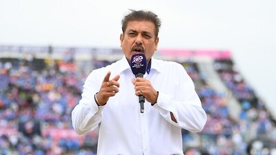 Ravi Shastri got a bit emotional there while talking about Rishabh Pant. (Getty) Ravi Shastri got a bit emotional there while talking about Rishabh Pant. (Getty)