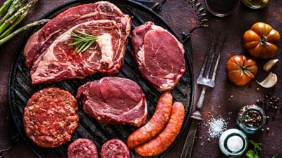 We should not completely stop consumption of red meat. Instead, we can have it twice a week, and instead consume fish or white meat for Omega-3 benefits. (Unsplash) We should not completely stop consumption of red meat. Instead, we can have it twice a week, and instead consume fish or white meat for Omega-3 benefits. (Unsplash)