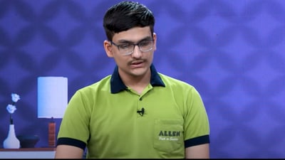 Rhythm Kedia secured AIR 4 rank in JEE Advanced examination 2024 (YouTube/@Allen) Rhythm Kedia secured AIR 4 rank in JEE Advanced examination 2024 (YouTube/@Allen)