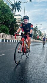 Chetan Shah went on a 60-km ride from Juhu to Gateway of India and back with his group Chetan Shah went on a 60-km ride from Juhu to Gateway of India and back with his group