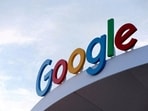 The Google logo is seen on the Google house