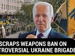 U.S. ends weapons ban on Ukraine's Azov Brigade U.S. ends weapons ban on Ukraine's Azov Brigade