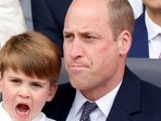 William pictured with his youngest son, Louis (Image: GETTY)
William pictured with his youngest son, Louis (Image: GETTY)