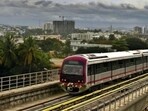 Bengaluru man jumps on metro track of Purple Line, suffers head injury Bengaluru man jumps on metro track of Purple Line, suffers head injury