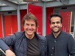 An Indian fan meets Tom Cruise in London