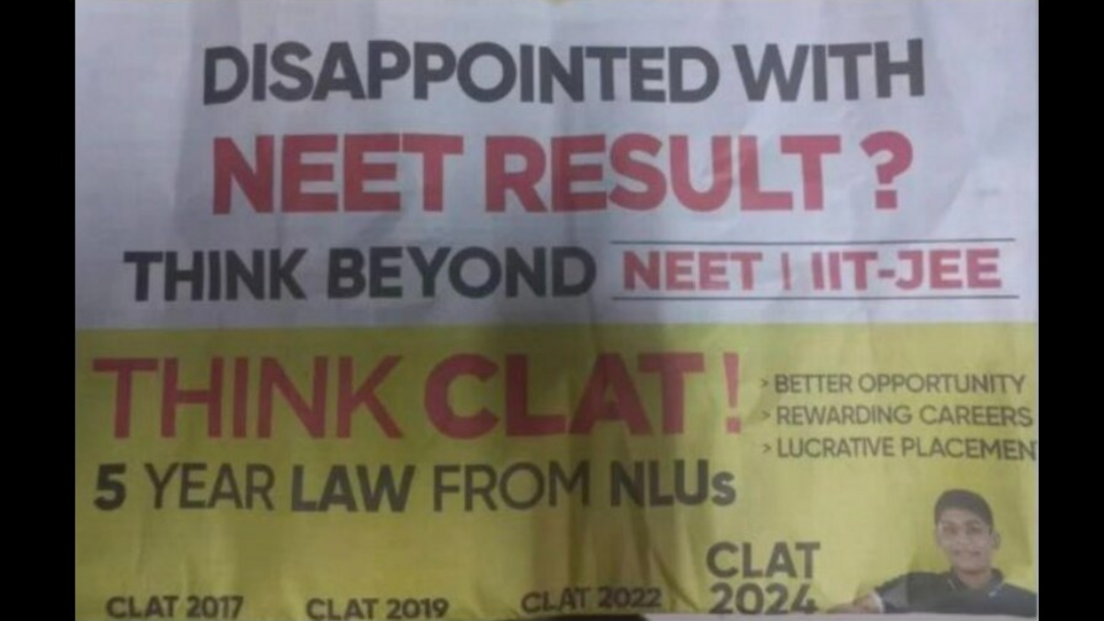 After outcry on NEET results 2024, ad for CLAT goes viral: 'Capitalism is peaking' - Vimarsana News