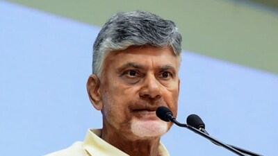 Vijayawada, Jun 11 (ANI): TDP chief N Chandrababu Naidu addresses the NDA MLAs meeting, in Vijayawada on Tuesday.
