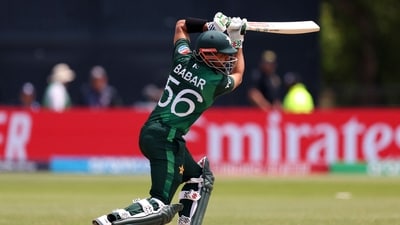 Babar Azam has been facing the feat for his poor captaincy. (Getty Images via AFP) Babar Azam has been facing the feat for his poor captaincy. (Getty Images via AFP)