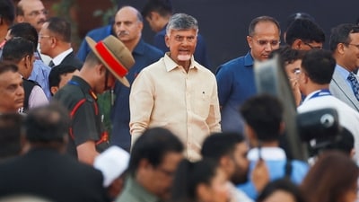 Chandrababu Naidu will be sworn in as the chief minister of Andhra Pradesh for the fourth time in his political career. (Reuters file)