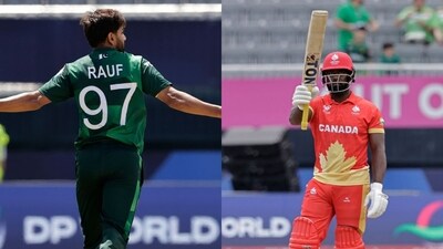 Haris Rauf and Aaron Johnson registered their name in the record books. Haris Rauf and Aaron Johnson registered their name in the record books.