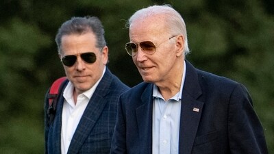 In a statement, Biden asserted that “I am the President, but I am also a Dad” and added that he was “so proud of the man [Hunter] is today." (AP)
