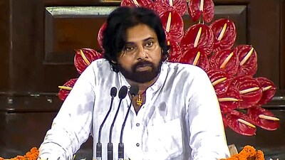 All 21 MLAs of the party attended the meeting and supported the proposal to elect Pawan Kalyan as its leader. (PTI) All 21 MLAs of the party attended the meeting and supported the proposal to elect Pawan Kalyan as its leader. (PTI)