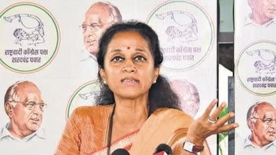 NCP (SP)'s Supriya Sule (HT photo) NCP (SP)'s Supriya Sule (HT photo)