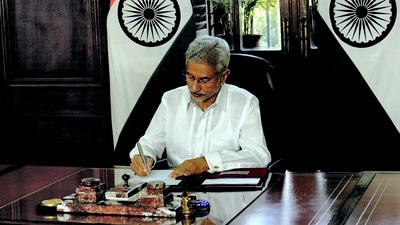 S Jaishankar, former diplomat, assumed office as the External Affairs Minister for his second consecutive term in New Delhi on Tuesday. (PTI)