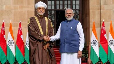 Prime Minister Narendra Modi meets Sultan of Oman Haitham Bin Tarik at Hyderabad House in New Delhi (ANI FILE PHOTO) Prime Minister Narendra Modi meets Sultan of Oman Haitham Bin Tarik at Hyderabad House in New Delhi (ANI FILE PHOTO)