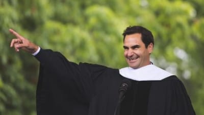 Roger Federer received an Honorary Doctorate at Dartmouth College. (Instagram/dartmouthcollege) Roger Federer received an Honorary Doctorate at Dartmouth College. (Instagram/dartmouthcollege)