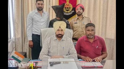 The Sangowal resident was arrested with an illegal pistol by Ludhiana police on Tuesday. (HT Photo)