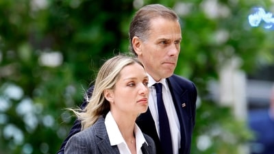 Hunter Biden, son of U.S. President Joe Biden, joined by his wife Melissa Cohen Biden, returns to court at the J. Caleb Boggs Federal Building on June 11, 2024 in Wilmington, Delaware. (Getty Images via AFP) Hunter Biden, son of U.S. President Joe Biden, joined by his wife Melissa Cohen Biden, returns to court at the J. Caleb Boggs Federal Building on June 11, 2024 in Wilmington, Delaware. (Getty Images via AFP)