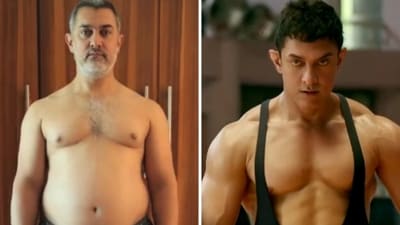 Aamir Khan gained weight to play the older version of his character in Dangal, and then went on to lost 28 kgs to play the younger version in the same film. Aamir Khan gained weight to play the older version of his character in Dangal, and then went on to lost 28 kgs to play the younger version in the same film.
