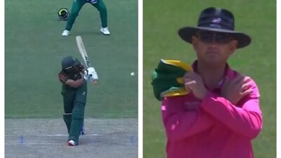 Mahmudullah's survived using DRS but Bangladesh didn't get the four runs