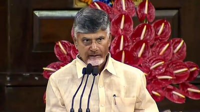TDP chief N. Chandrababu Naidu has been chosen as the new chief minister by MLAs of his party, ally BJP and Jana Sena, (PTI) TDP chief N. Chandrababu Naidu has been chosen as the new chief minister by MLAs of his party, ally BJP and Jana Sena, (PTI)