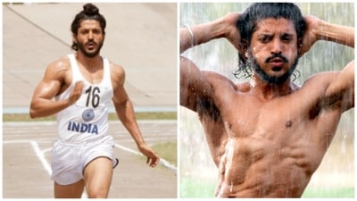 Farhan Akhtar who portrayed legendary Indian Olympian Milkha Singh in Bhaag Milkha Bhaag, spent 18 months toning his body for the part. Farhan Akhtar who portrayed legendary Indian Olympian Milkha Singh in Bhaag Milkha Bhaag, spent 18 months toning his body for the part. 