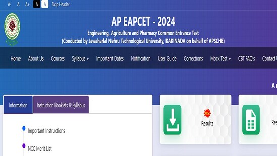 AP EAMCET Results 2024 Live Updates Andhra Pradesh EAPCET Declared AP EAMCET Results 2024 Live Updates Andhra Pradesh EAPCET Declared