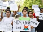 The bench noted that there are three broad issues namely Paper leakage, grace/compensatory marks awarded, and anomaly in the questions. The bench noted that there are three broad issues namely Paper leakage, grace/compensatory marks awarded, and anomaly in the questions.