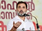 Congress leader Rahul Gandhi addresses a public meeting, in Malappuram on Wednesday. (ANI Photo)