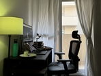 X user Raj shared a picture of the 'dreamy' view from his Noida apartment.