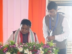 BJP leader Mohan Charan Majhi on Wednesday took oath as the chief minister of Odisha. 