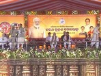 PM Narendra Modi attended the ceremony held in Bhubaneswar (ANI) PM Narendra Modi attended the ceremony held in Bhubaneswar (ANI)