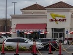An In-N-Out fast food chain restaurant increased prices due to California's $20 minimum wage for fast-food workers. REUTERS/Carlos Barria