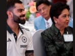 Virat Kohli and Indra Nooyi at the Indian consulate in New York, 