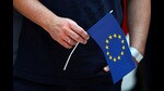 A supporter of the Social Democratic Party (SPD) holds the European Union flag after the polls closed in the European Parliament elections, in Berlin, Germany, June 9, 2024. REUTERS/Christian Mang (REUTERS)