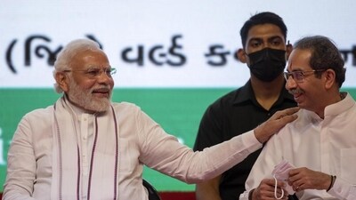 FILE: Prime minister Narendra Modi (left) and Uddhav Thackeray. (Satish Bate/ HT Photo)