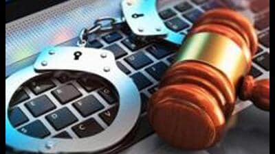 A Gurugram resident was allegedly put under “digital arrest” and duped of ₹2 lakh by fraudsters claiming to be from law enforcement agencies on May 25. (GETTY IMAGES) A Gurugram resident was allegedly put under “digital arrest” and duped of ₹2 lakh by fraudsters claiming to be from law enforcement agencies on May 25. (GETTY IMAGES)