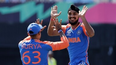 Arshdeep Singh recorded the best-ever bowling figures (4 for 9) for India at the T20 World Cup (AP) Arshdeep Singh recorded the best-ever bowling figures (4 for 9) for India at the T20 World Cup (AP)