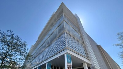 A general view shows the World Bank Group headquarters building in Washington, DC. (AFP) A general view shows the World Bank Group headquarters building in Washington, DC. (AFP)