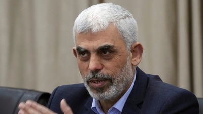Gaza's Hamas leader Yahya Sinwar says Palestinian civilians' deaths are ‘necessary sacrifices’ (AP Photo/Adel Hana) (AP) Gaza's Hamas leader Yahya Sinwar says Palestinian civilians' deaths are ‘necessary sacrifices’ (AP Photo/Adel Hana) (AP)