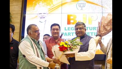 Pema Khandu has been the Arunachal Pradesh chief minister since July 2016 when he first took oath as head of a Congress government (X/PemaKhanduBJP) Pema Khandu has been the Arunachal Pradesh chief minister since July 2016 when he first took oath as head of a Congress government (X/PemaKhanduBJP)
