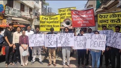 The protest march in Meerut. (HT) The protest march in Meerut. (HT)