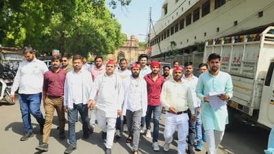 The student wing of the Samajwadi Party claimed that as many as 67 candidates scored 100% marks in the NEET examination, indicating that the paper was leaked and available on various social media platforms. (Sourced) The student wing of the Samajwadi Party claimed that as many as 67 candidates scored 100% marks in the NEET examination, indicating that the paper was leaked and available on various social media platforms. (Sourced)