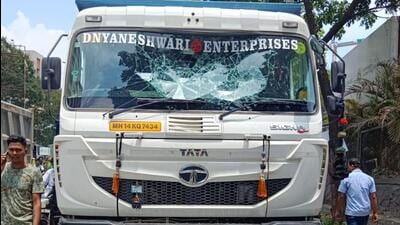 The vehicle involved in the accident. (HT PHOTO)