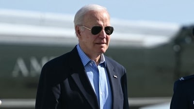 US President Joe Bidenarrives to board Air Force One at Joint Base Andrews in Maryland, on June 12, 2024. Biden travels to Italy to attend the G7 Summit. (Photo by Mandel NGAN / AFP) (AFP) US President Joe Bidenarrives to board Air Force One at Joint Base Andrews in Maryland, on June 12, 2024. Biden travels to Italy to attend the G7 Summit. (Photo by Mandel NGAN / AFP) (AFP)