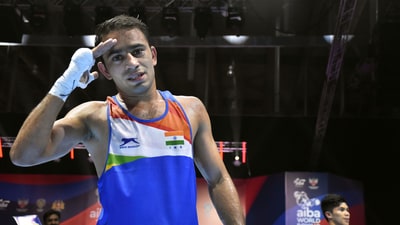 World championships silver medallist Amit Panghal (PTI) World championships silver medallist Amit Panghal (PTI)