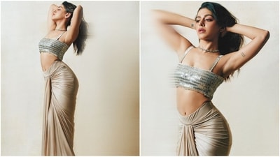 Alaya F is here to add some sparkle to your Wednesday with her stunning look. The actress is a total fashionista who nails style goals like a pro. Whether it's a sartorial saree or a mini dress, she can pull off any look to perfection. Alaya is quite active on social media and her glam Insta-diaries are a treasure trove of fashion inspiration for all her followers. Just a day ago, she wowed her fans in a white swimsuit and this time around, she exudes glamour in a bralette and skirt ensemble that has fans swooning. (Instagram/@alayaf) Alaya F is here to add some sparkle to your Wednesday with her stunning look. The actress is a total fashionista who nails style goals like a pro. Whether it's a sartorial saree or a mini dress, she can pull off any look to perfection. Alaya is quite active on social media and her glam Insta-diaries are a treasure trove of fashion inspiration for all her followers. Just a day ago, she wowed her fans in a white swimsuit and this time around, she exudes glamour in a bralette and skirt ensemble that has fans swooning. (Instagram/@alayaf)